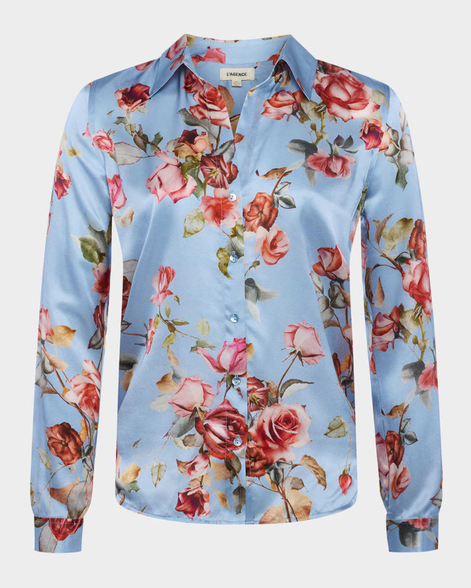 Tapestry Floral Tyler Silk Blous